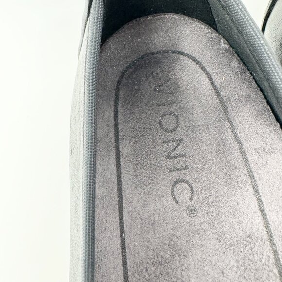 Vionic Womens Black Two toned Leather Ballet Flats Size 7.5 - Picture 6 of 9